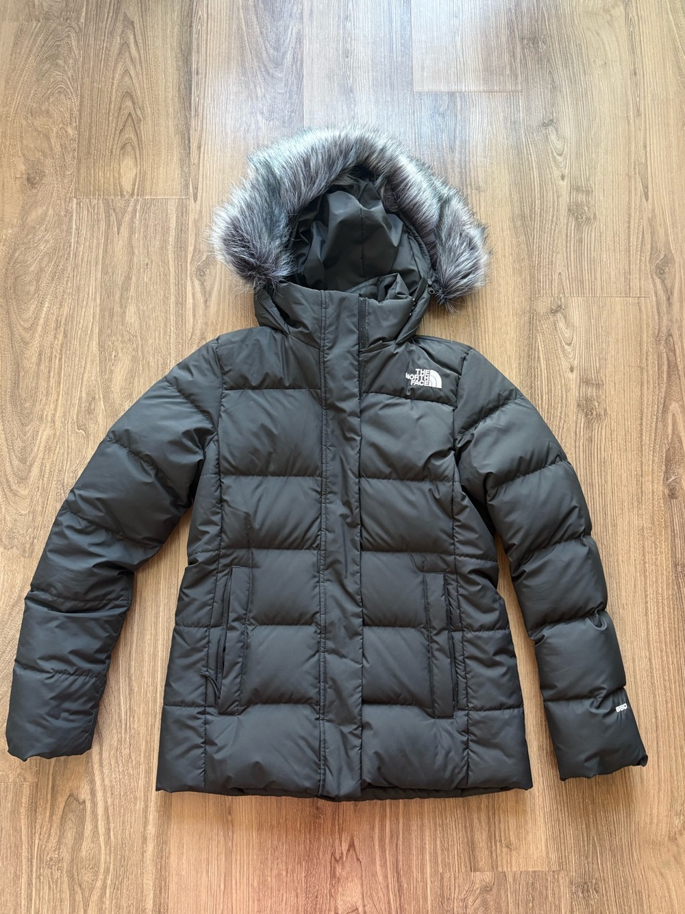 North face puffer with hood